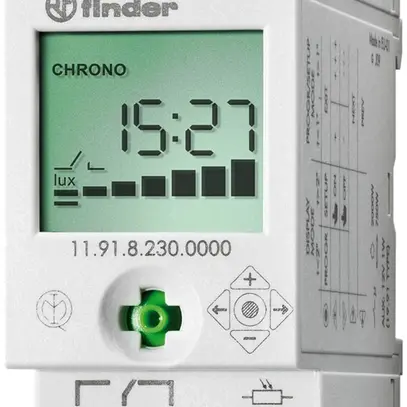 Interruttore crepuscolare/timer Finder 11.91, 2…150lx, 1C 16A 230VAC 