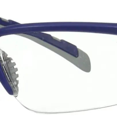 Lunettes de protection 3M™ Solus™ 2000 verres clair, PC, UV, bleu/gris 