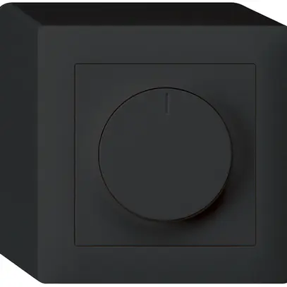 Variateur rotatif station secondaire AP Hager kallysto schwarz 