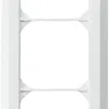 Cadre de recouvrement ENC kallysto.line 3×1 blanc 92×212mm 