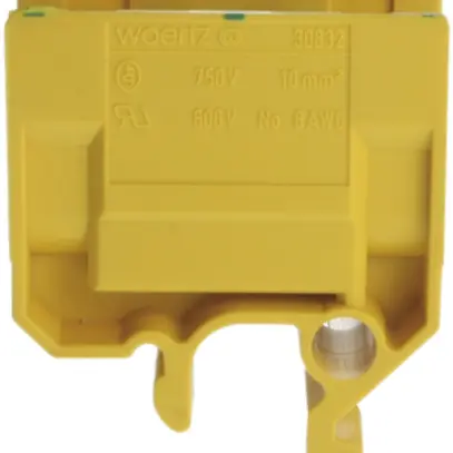 Morsetto di derivazione Woertz 4…10mm² 57A 750V vite 2×1 guida G ve/gi 