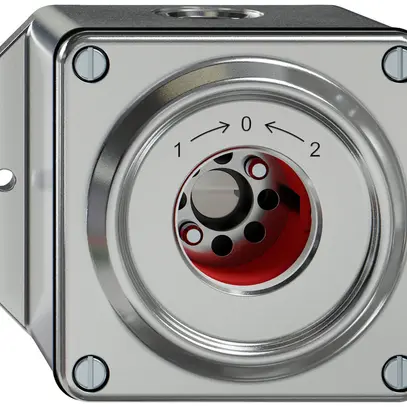 Contatto rotativo AP ELEMENT SNAPFIX® 1P 2C 16A 400V 1<-0->2 111×93×67mm all 