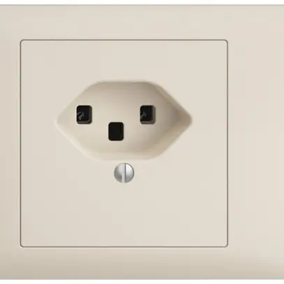 Presa INS EDIZIOdue T23 16A crema 53mm, morsetti a vite 