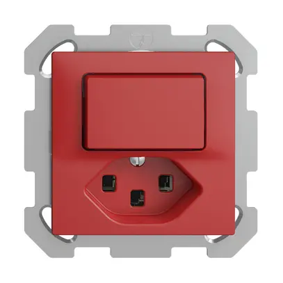 Combinazione INC 6/1L+T23 16A EDIZIOdue berry 