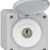 Contatto rotativo chiave AP robusto IP55 grigio con coperchio invertitore 