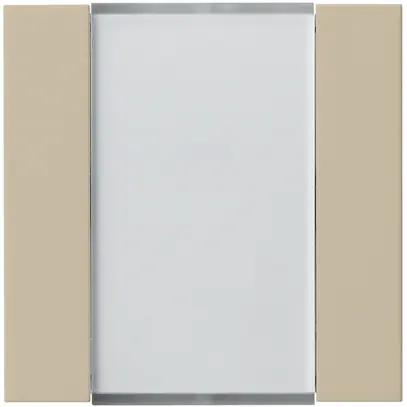 Kit frontal Hager kallysto 2×KNX beige 
