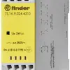 Modulo di relè Finder con contatti a guida forzata, 2 ch e 2 r, 6A, 24VDC 