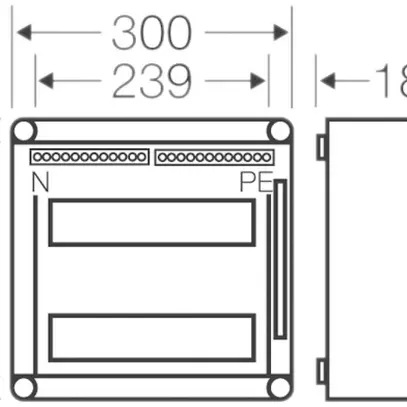 Scatola per apparecchio Hensel Mi1220 