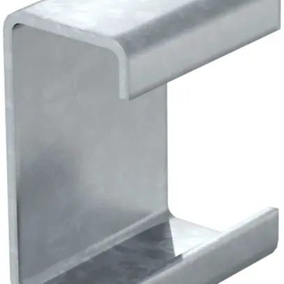 Pezzo distanziatore Bettermann DSK 61 per profilo US7 zincato a caldo immersione 