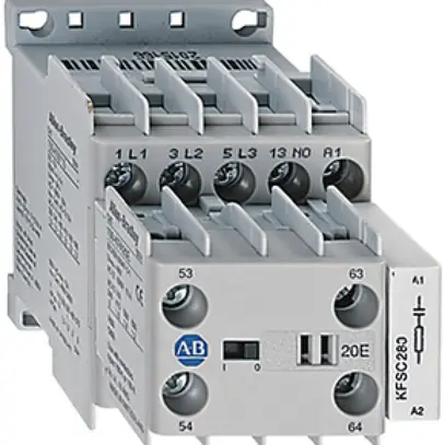 Contacteur INC AB 100-K05KF10 (230VAC), 3L, 5A, contact auxiliaire 1F 