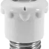 Testa per fusibile speziale KII E27 bianco con foro di controllo 