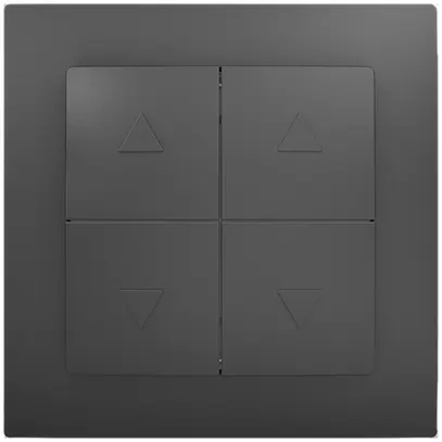 Montageset Sidus zu Storenschalter/-taster 2-Kanal, ZE, anthrazit 