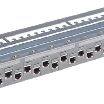 Pannello di distribuzione 19" cat.6A 24RJ45/s 1UA 