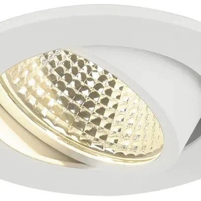 Downlight LED INC SLV NEW TRIA, 5.3W 300lm 3000K 38° rond IP20 blanc mat 