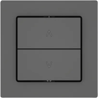 Pulsante per tapparelle EDIZIO.liv SNAPFIX® 10A 250V 2 tasto 1 canale grs 