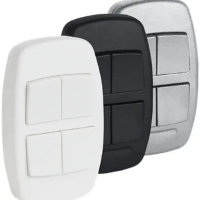 Telecomando RF Omnio 4 canali nero senza batteria 