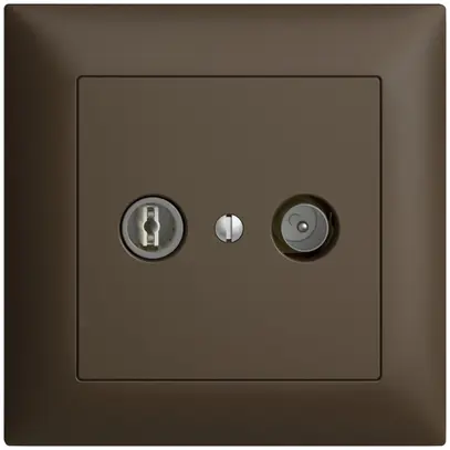 Prise TV-R ENC EDIZIOdue 23dB coffee à large bande 5…2000MHz, FMI 