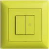 Interrupteur ENC 1K/2T scène Edue Wiser lemon 