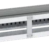 Panneau de distribution 19" 1UH R&M pour 5 mod. 10×RJ45, vide avec canal, gr.R&M 