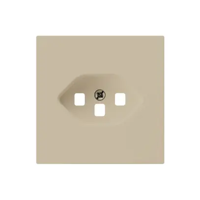 Placca frontale kallysto T23 beige 60×60mm per presa con morsetti innesto 