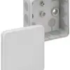 Scatola derivazione AP 2K-12 85×85×37mm, grigio 