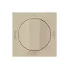 Kit de recouvrement kallysto pour interrupteur rotatif H-0-A beige 