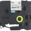 Schriftbandkassette kompatibel zu OZE-S251, 24mm×8m, weiss/schwarz 