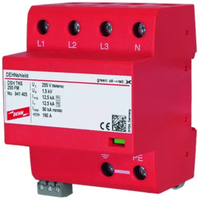 Kombi-Ableiter DEHN/elvatec shield TNS FM Typ 1+2/Klasse I+II 