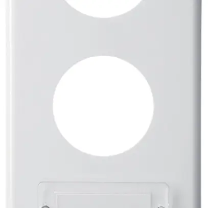 Placca di copertura INC basico 3×1 43+43+16mm bianco 