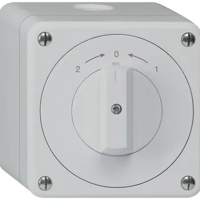 Contatto rotativo AP robusto IP55 grigio invertitore 