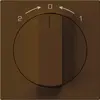 Contatto rotativo 1>0<2 marrone kallysto con manopola 