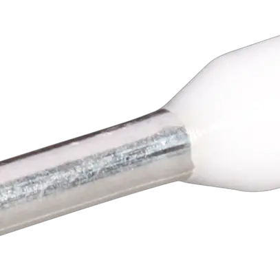 Capocorda tipo A isolato 0.75mm²/8mm bianco 