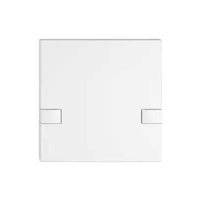 Poussoir 1/1 EDIZIO.liv SNAPFIX® p.KNX&UNI s.LED 2×comm.simple bc 