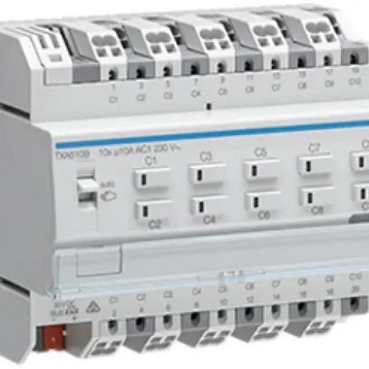 REG-Schaltausgang KNX Hager easy 10A 10-fach 