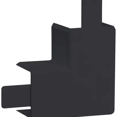 Angolo piatto Hager tehalit.LF 33×20mm nero IP30 