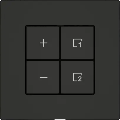 Station secondaire variateur EDIZIO.liv Wiser SNAPFIX® 1 scène 4 touches no 