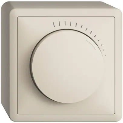 Regolatore di velocità AP EDUE 230VAC, 1 fase, 20…400VA, 74×74mm, crema 