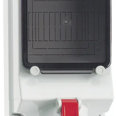 Prise AP CEE Bals 5P 63A 400V 6h rouge IP44 nickelé 7UM 