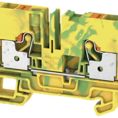 Morsetto di protezione Weidmüller A2C PUSH IN 6mm² verde/giallo 