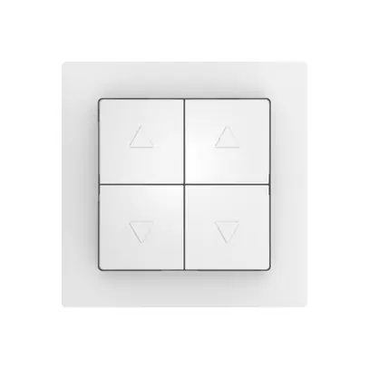 Contact pour stores Sidus, 2-canal, type E, blanc brillant 