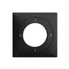 Kit frontale EDIZIOdue 0-1-0-1 60×60mm nero per interruttore a chiave 