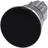 Poussoir Siemens SIRIUS ACT Ø40mm noir métal brillant 