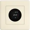 Termostato ambiente INC EDIZIO.liv SNAPFIX® 230VAC 4…30°C 96×96mm crema 