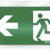 Plaque avec pictogramme ESYLUX pour SLX flèche vers la gauche 