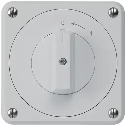 Contatto rotativo INC robusto IP55 grigio 2P 