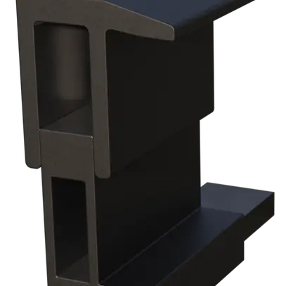 Zusatzklemme hoch MSP-FR-HCB 28-40mm schwarz 