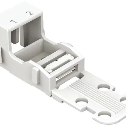 Befestigungsadapter WAGO 2L für Schraubbefestigung weiss 