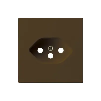 Placca frontale kallysto T13 marrone 60×60mm con protezione bambini 