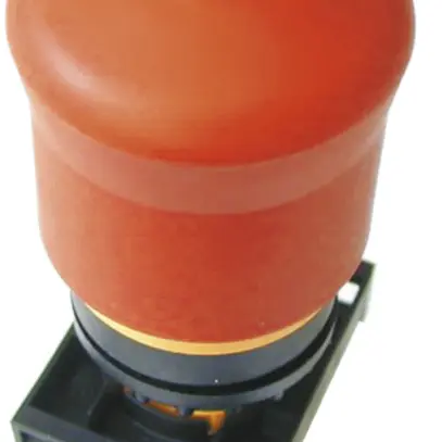 Bouton arrêt d'urgence INC ETN 1F/1O rouge 