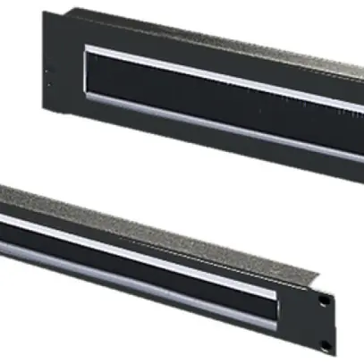 Panneau passe-câble 19" 1 UE 